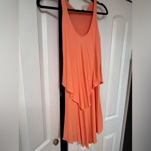 Beautiful midi coral dress